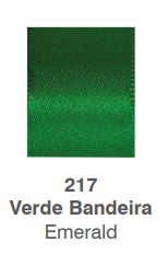 Fita Cetim Duplo T900/000 4mm Cor 217 Verde Bandeira Unidade