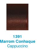 Fita Progresso Cetim 10m 22mm Cor 1391 Marrom Conhaque Unidade