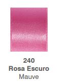 Fita Progresso Cetim 10m 15mm Cor 240 Rosa Escuro