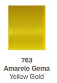 Fita Progresso Cetim 10m 38mm Cor 763 Amarelo Gema Unidade
