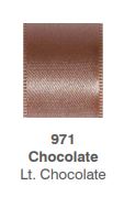 Fita Progresso Cetim 10m 15mm Cor 971 Chocolate