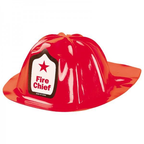 Chapu De Bombeiro Plstico Infantil Unidade