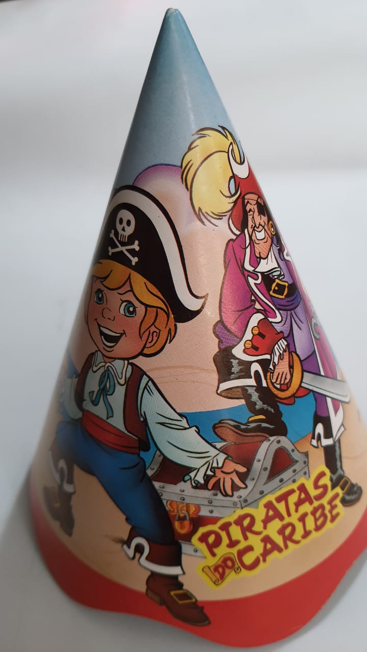 Chapu Piratas do Caribe Desenho 08 Unidades