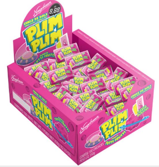 Chicle Plim Plim Tutti Frutti