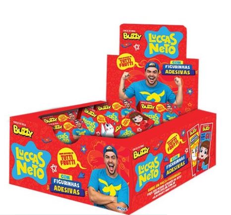 Chicle Buzzy Patrulha Canina Neto 100 Unidades