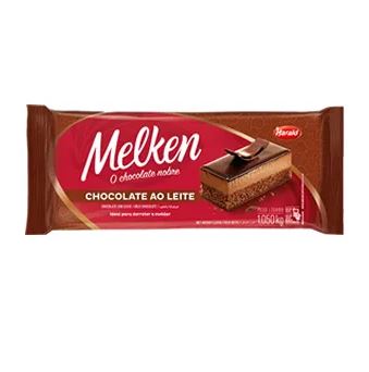 Chocolate Ao Leite 1,01kg  Barra Melken Harald Unidade