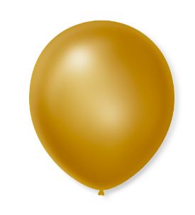 Balo N7 Cintilante Dourado 50 Unidades