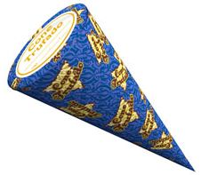Papel Para Cone Trufado 10x15 Azul