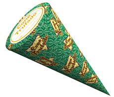 Papel Para Cone Trufado 10x15 Verde