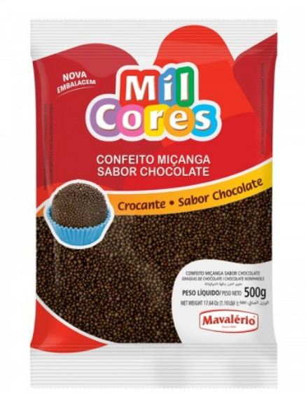 Confeito Mianga N0 500g Chocolate Unidade