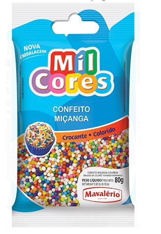 Confeito Mianga N0 80g Colorido