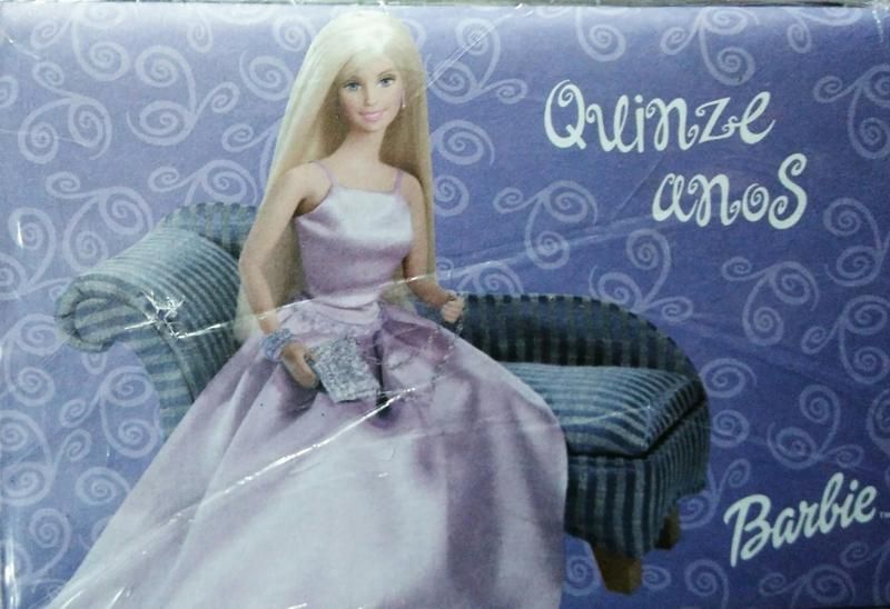 Convite 15 Anos Barbie 10 Unidades