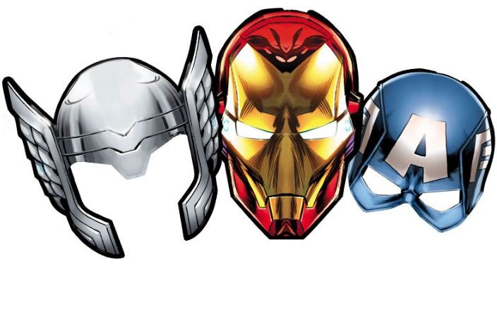 Mscara Avengers Animated 06 Unidades