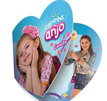 Convite Carinha De Anjo 08 unidades