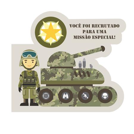 Convite Militar 08 Unidades