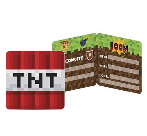Convite Mini Pixels 2019 08 Unidades