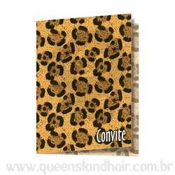 Convite Oncinha Amarelo