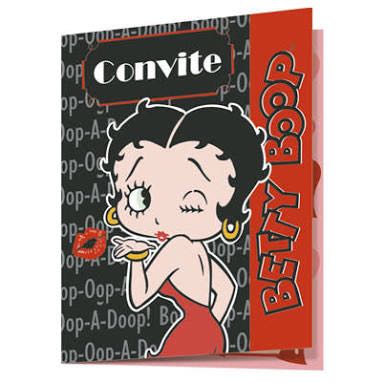 Convite Betty Boop 08 Unidades