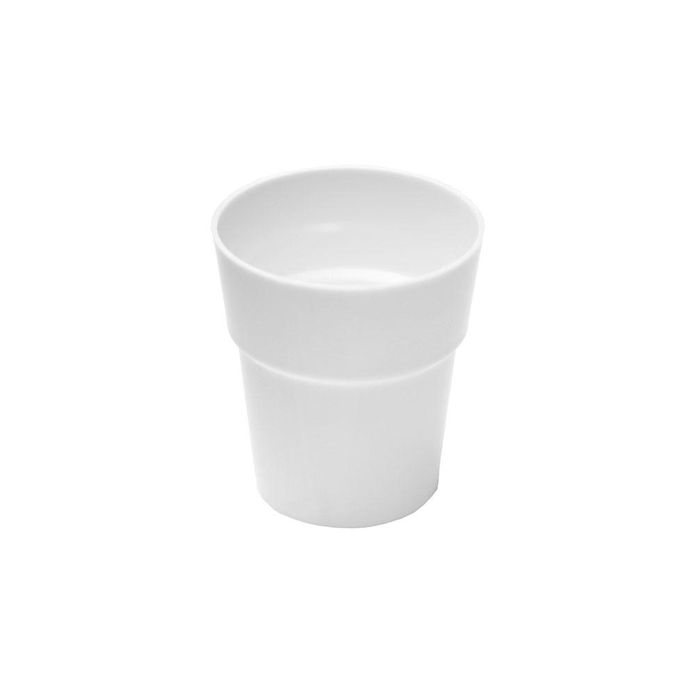 Mini Copo 010 ml Acrlico Branco 50 Unidades