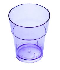 Mini Copo 010 ml Acrlico Roxo 50 Unidades