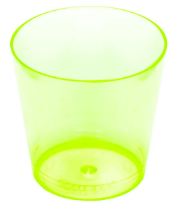 Mini Copo 025 ml Acrlico Amarelo 10 Unidades