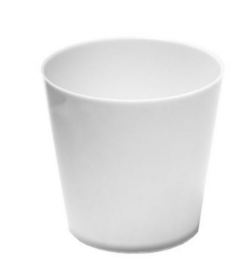 Mini Copo 25ml Acrlico Branco 10 Unidades