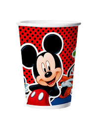 Copo Papel Mickey Clssico 180ml 08 Unidades