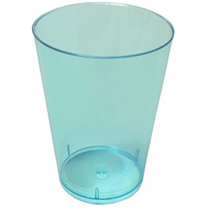 Copo 200 ml Acrlico Azul 10 Unidades