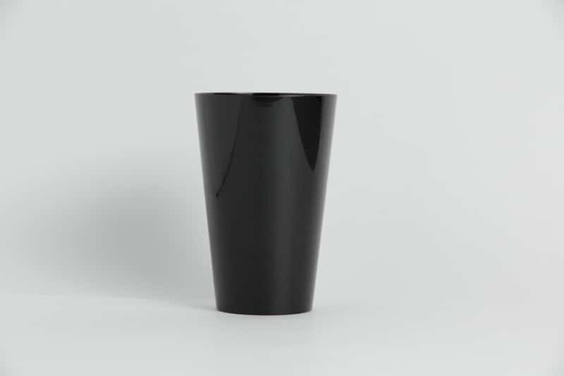 Copo 200 ml Acrlico Preto 10 Unidades