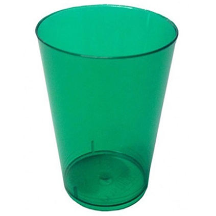 Copo 200 ml Acrlico Verde 10 Unidades