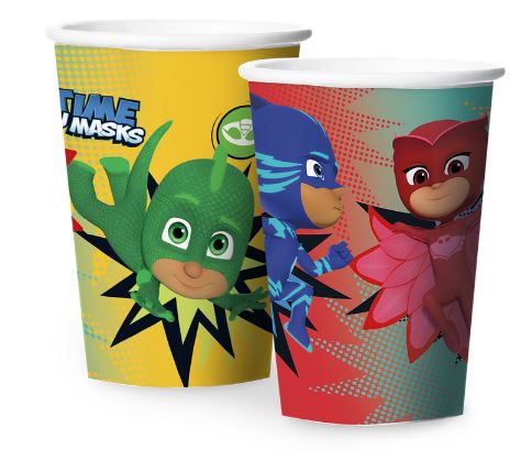 Copo Papel 180ml Pj Masks 2 08 Unidades