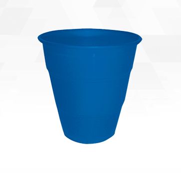 Copo Happy Line 210 ml Plstico Azul 10 Unidades