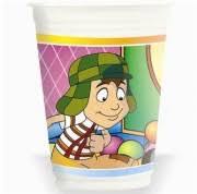 Copo Plstico 200 ml Chaves 08 Unidades