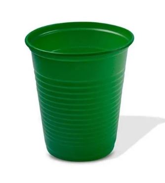 Copo Biodegradvel Verde Escuro 200ml 50 Unidades