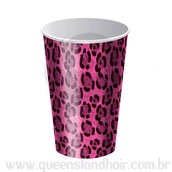 Copo Oncinha Rosa