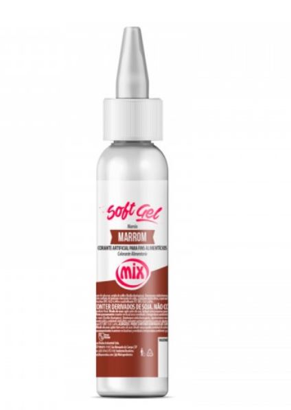 Corante SoftGel Mix 25g Chocolate Unidade