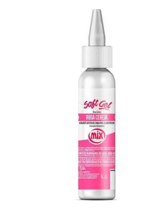 Corante SoftGel Mix 25g Rosa Cereja Unidade