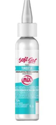 Corante SoftGel Mix 25g Turquesa Unidade