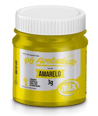 P Aveludado 3g Mix Amarelo Fosco