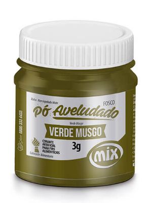 P Aveludado 3g Mix Verde Musgo Fosco