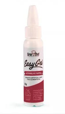 Corante Easy Gel 25g Vermelho Natal Unidade