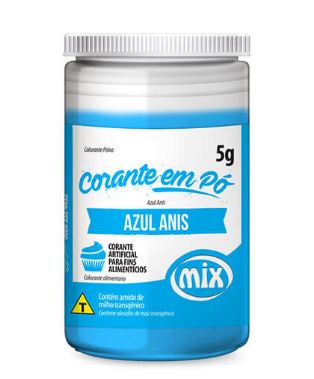 Corante Em P 5g Mix Azul Anis