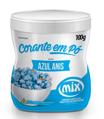 Corante Em P 100g Mix Azul Anis
