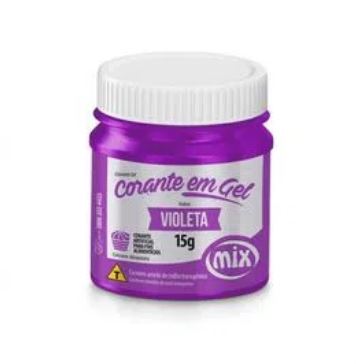 Corante Gel Mix 15g Violeta Unidade