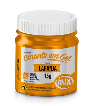 Corante Gel Mix 15g Laranja Unidade