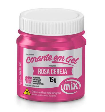 Corante Gel Mix 15g Rosa Cereja Unidade