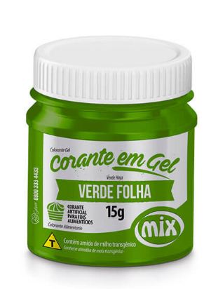 Corante Gel Mix 15g Verde Folha Unidade