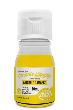 Corante Lquido Mix 10ml Amarelo Damasco