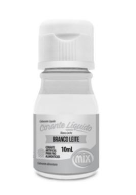 Corante Lquido Mix 10ml Branco Leite Unidade