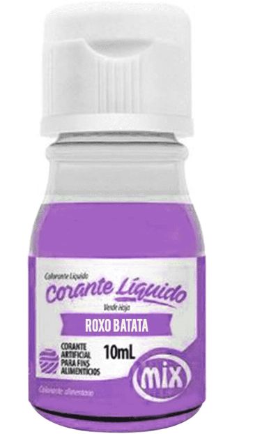 Corante Lquido Mix 10ml Roxo Batata